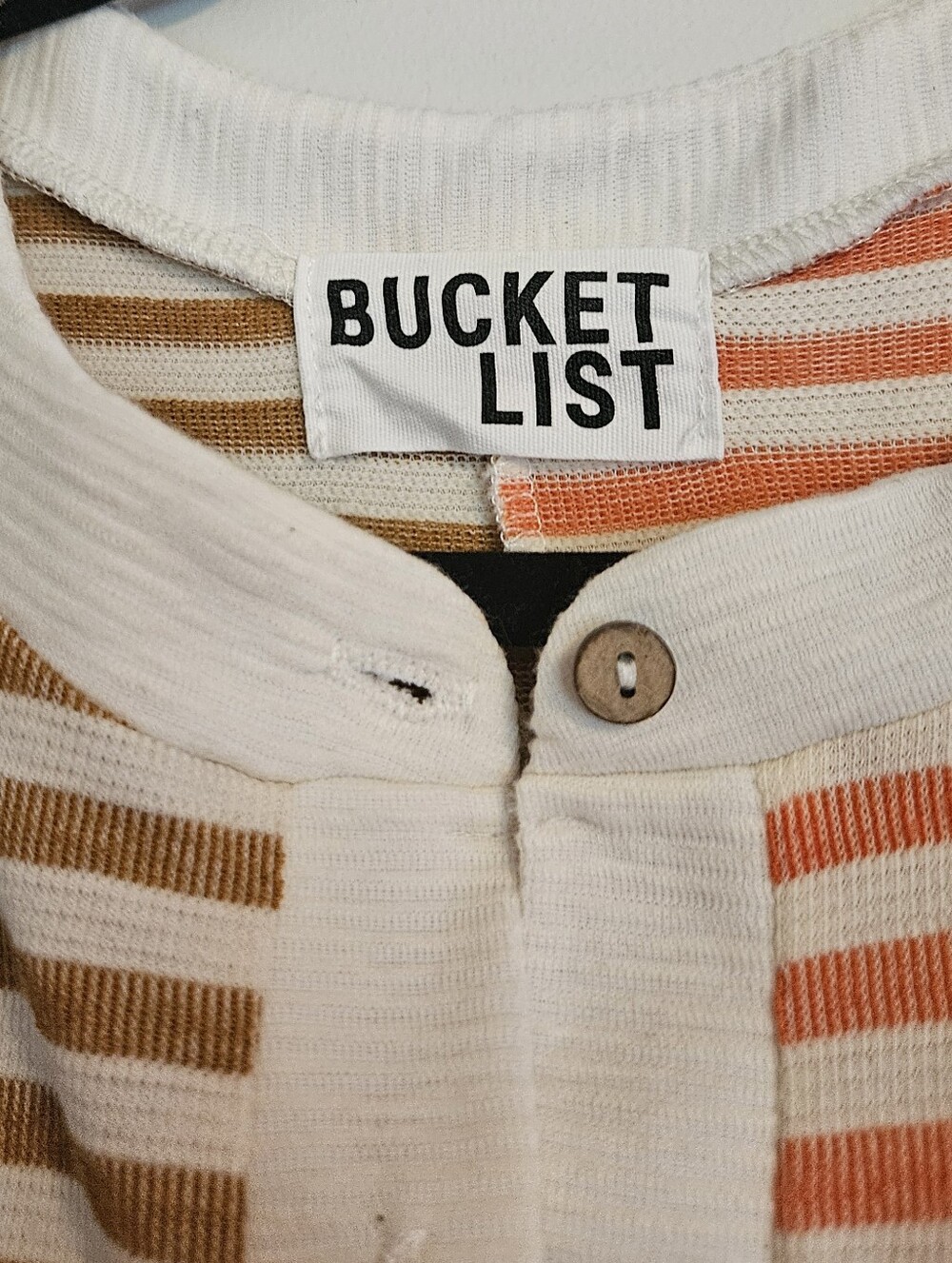 NWOT BUCKETLIST Three Bird Nest Daphne Striped Two-Tone Knit Jumpsuit Medium - Picture 6 of 7